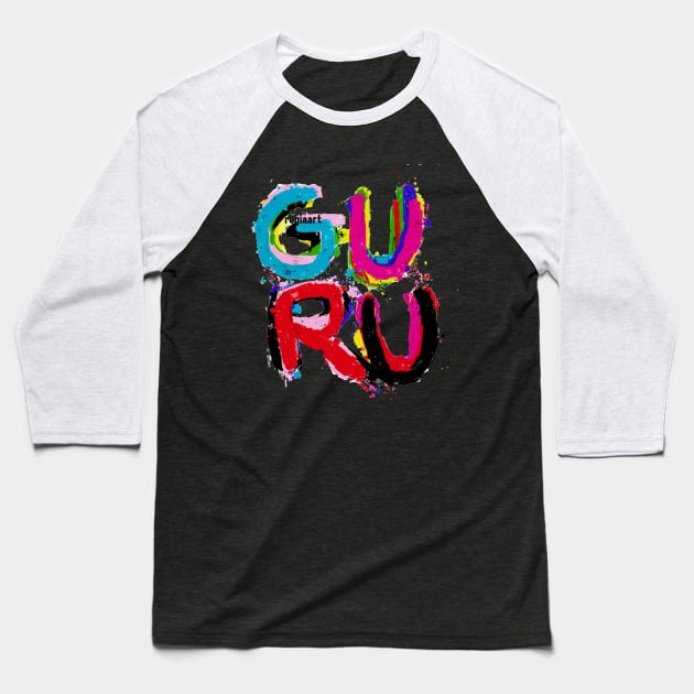 GURU in colors - RegiaArt Baseball T-Shirt by regiaart